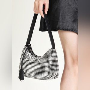 Silver Rhinestone Crystal Bag